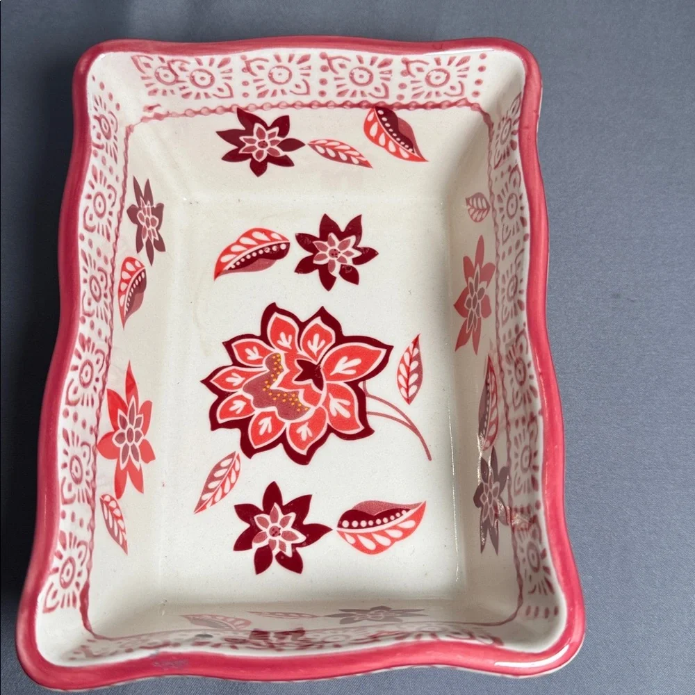 Temp-rations by Tara Floral‎ Ceramic Baking Dish